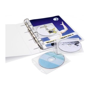 DURABLE 1er CD-/DVD-Hüllen Cover Easy Abheftbar transparent, 10 St.