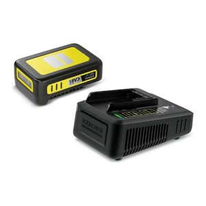 KÄRCHER Werkzeugakku mit Schnellladegerät Starter Kit Battery Power 18/25 Lithium-Ionen 18,0 V, 2,5 Ah