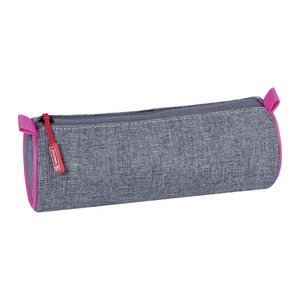 BRUNNEN Schlampermäppchen Stone neonpink/grau, 22,0 x 8,0 cm