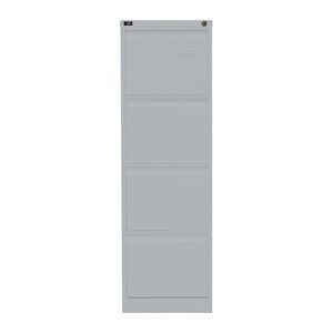 BISLEY LIGHT Hängeregistraturschrank silber 4 Schubladen 41,3 x 62,2 x 132,1 cm, 1 St.