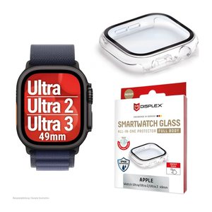 DISPLEX® Smartwatch Glass All-in-One Schutz-Set für Smartwatch