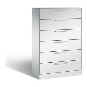 CP C 3000 Asisto Karteischrank lichtgrau 6 Schubladen 80,0 x 43,5 x 131,0 cm, 1 St.