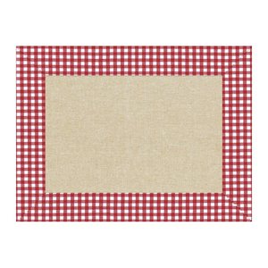 PROnappe Platzsets Leinen Vichy mehrfarbig 30,0 x 40,0 cm, 400 St.