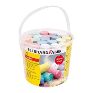 EBERHARD FABER Straßenmalkreide Glitzer farbsortiert 20 St.