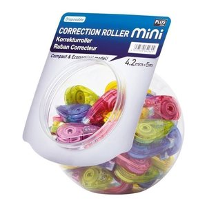 PLUS JAPAN Korrekturroller Candy JAR Pastel 5,0 mm, 50 St.