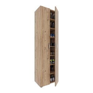 VCM my home Schuhschrank Ulas XXL, 918426 eiche 49,0 x 34,0 x 178,0 cm, 1 St.