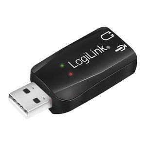 Logilink Soundkarte USB 5.1 mit Virtual 3D Soundeffekt
