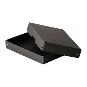 FALKEN PURE Aufbewahrungsbox 500 Blatt schwarz 18,0 x 25,0 x 4,0 cm, 1 St.