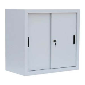 LÜLLMANN Schiebetürenschrank, 550080 lichtgrau 1 Fachboden 80,0 x 45,0 x 75,0 cm