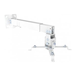 Schwaiger Beamer-Wandhalterung Höhe 430-650mm Max.20KG Weiß