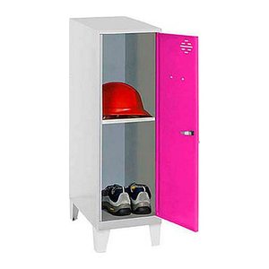 Simonrack Spind SIMONLOCKER DISM SINGLE grau, pink 8425437120732, 1 Schließfach 30,0 x 50,0 x 101,5 cm