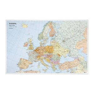 VELOFLEX Schreibtischunterlage Europakarte Kunststoff 60,0 x 40,0 cm, 1 St.