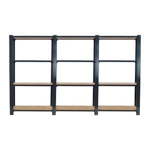 Simonrack Schwerlast-Weitspannregal OFFICLICK 4 8425437127700 anthrazit, braun 240,0 x 30,0 x 150,0 cm
