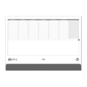 Ursus® Schreibtischunterlage weiß Papier 52,5 x 37,5 cm, 50 Blatt
