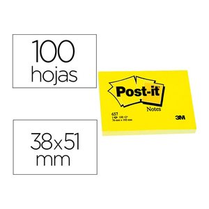 Post-it® Haftnotizen 653 gelb, 12 Blöcke
