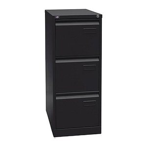 BISLEY LIGHT Hängeregistraturschrank schwarz 3 Schubladen 41,3 x 62,2 x 101,6 cm, 1 St.