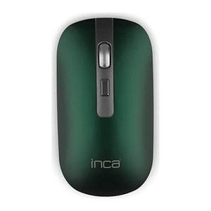 INCA Wrls Maus 1600DPI/4Tasten/2.4GHzUSB-A/-C/Metallic ge retail