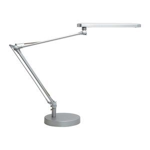 unilux MAMBO LED LED-Schreibtischlampe grau