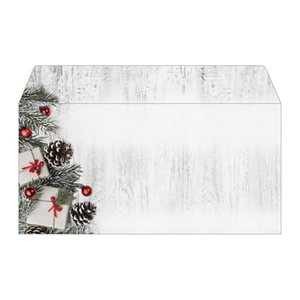 SIGEL Weihnachtsbriefumschläge Scandinavian Christmas DIN lang ohne Fenster, 50 St.