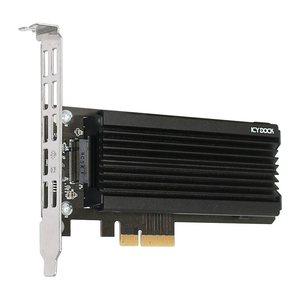 Adapter IcyDock M.2 NVMe SSD to PCIe Adapter Card with heats