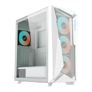 Gigabyte C301 Glass white V2, white, ATX