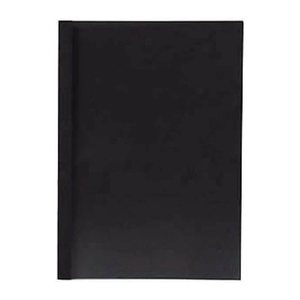LMG Thermo-Bindemappen schwarz Lederkarton für 15 - 20 Blatt, 50 St.