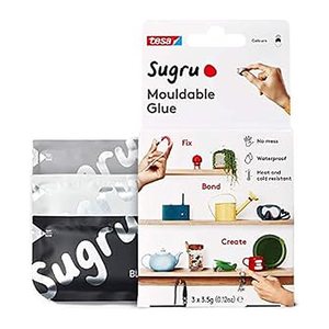 tesa Sugru formbar Allzwckkleb 3er schw./weiss/gr eng. Vers.