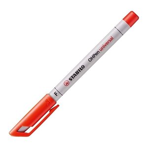 STABILO OHPen universal Folienstifte rot 0,7 mm non-permanent, 10 St.
