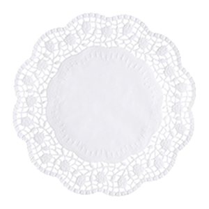 PAPSTAR Tortenspitzen rund weiß Ø 20,0 cm, 100 St.