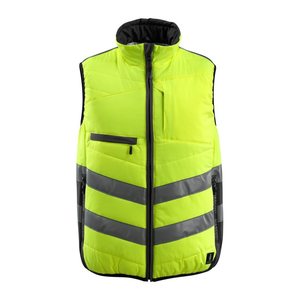 MASCOT® unisex Warnweste Grimsby  gelb, schwarz Größe XL