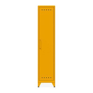 BISLEY Stahlschrank Fern Locker FERLOC642 gelb 1 Fachboden 38,0 x 51,0 x 180,0 cm, aufgebaut, 1 St.