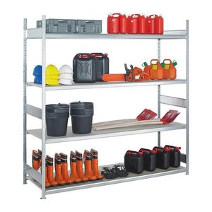 SCHULTE Anbau-Schwerlast-Weitspannregal WS 2000 15585 silber 150,0 x 60,0 x 250,0 cm