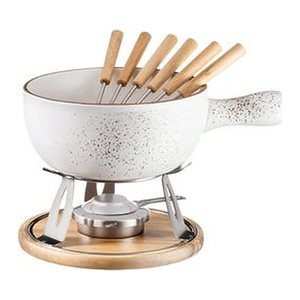 MÄSER Käsefondue-Set PINTAR weiß/braun 2,6 l 10-tlg, 1 Set