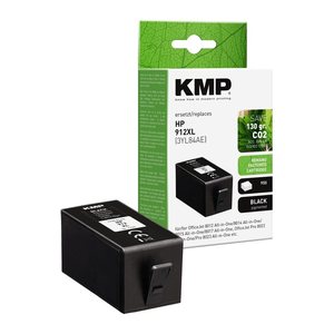 KMP schwarz Druckerpatrone kompatibel zu HP 912XL (3YL84AE)