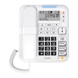 ALCATEL TMAX 70 Festnetztelefon für Senioren - Weiß