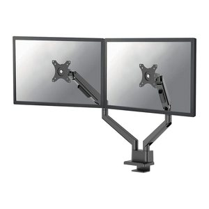 Neomounts Monitor-Halterung DS70-250BL2 schwarz für 2 Monitore, Tischklemme, Tischbohrung