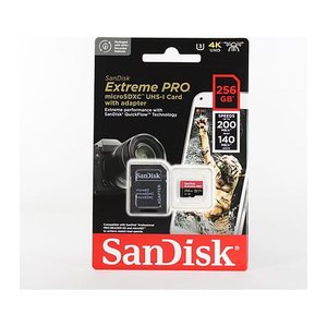SanDisk Speicherkarte microSDXC-Card Extrem PRO, 256 GB, 1 St.
