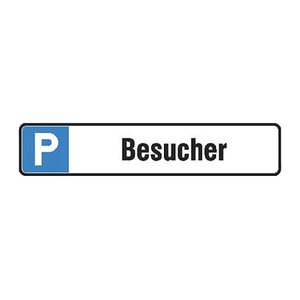 SafetyMarking® Hinweisschild "P Besucher" rechteckig 52,0 x 11,0 cm, 1 St.