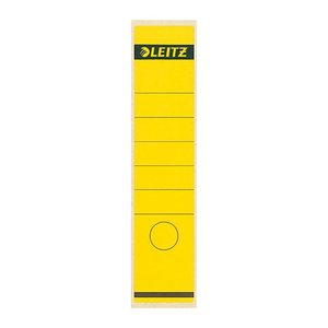 LEITZ Ordneretiketten 1640 gelb für 8,0 cm Rückenbreite, 10 St.