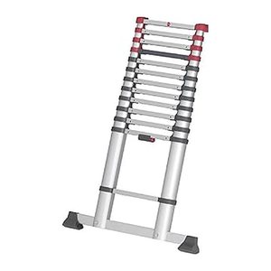 Hailo Teleskopleiter FLEXLINE silber 13 Sprossen, H: 380,0 cm