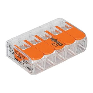 WAGO Verbindungsklemmen 221-415 4,0 mm² 5-polig, 25 St.