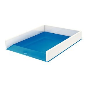 LEITZ Briefablage WOW Duo Colour perlweiß/blau DIN A4, 1 St.