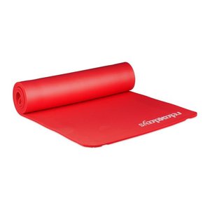 relaxdays Yogamatte rot 60,0 x 180,0 x 1,0 cm