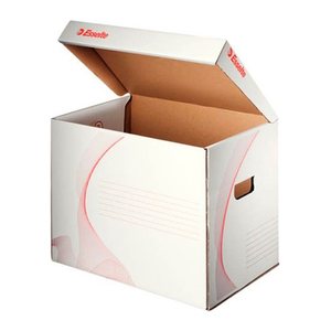 Esselte Archivcontainer weiß 39,8 x 28,0 x 30,2 cm, 10 St.