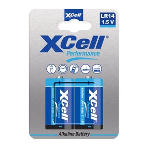 XCell Batterie Performance Alkaline LR14 Baby C 2St.