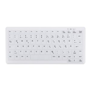 ACTIVE KEY AK-C4110 Hygiene-Tastatur kabellos weiß
