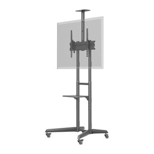 goobay TV-Ständer 59508 schwarz für Fernseher bis 50,0 kg, Bodenständer