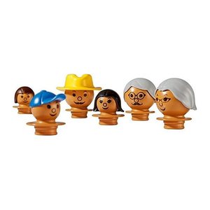 Plasticant Mobilo Figuren braun 128 6tlg. 3+