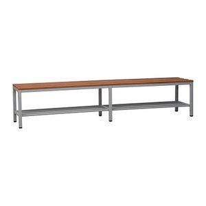 Gürkan Schuhbank 107232 grau, buche Holz 200,0 cm