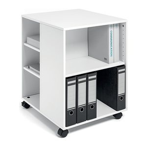 DURABLE Bürowagen weiß 3 Ebenen 52,8 x 59,2 x 74,8 cm
